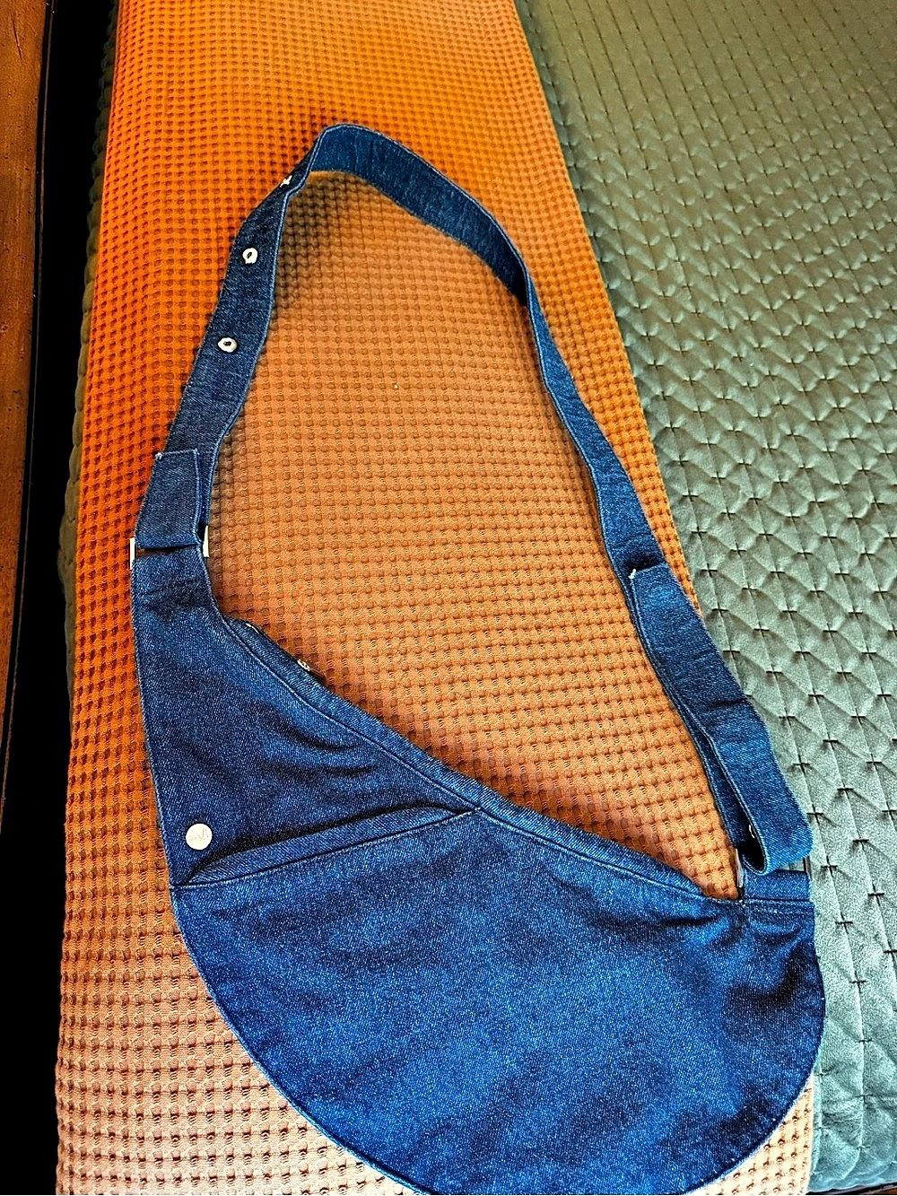 Sash Blue Denim Sling Bag